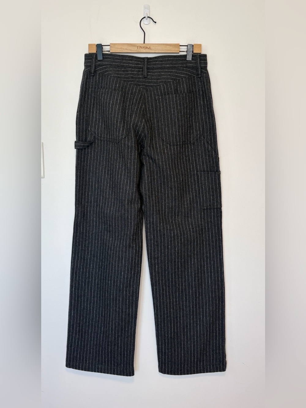 RAG & BONE
Sid Pinstriped Wool-Blend Wide-Leg Pants , sz : 25 - Picture 5 of 13
